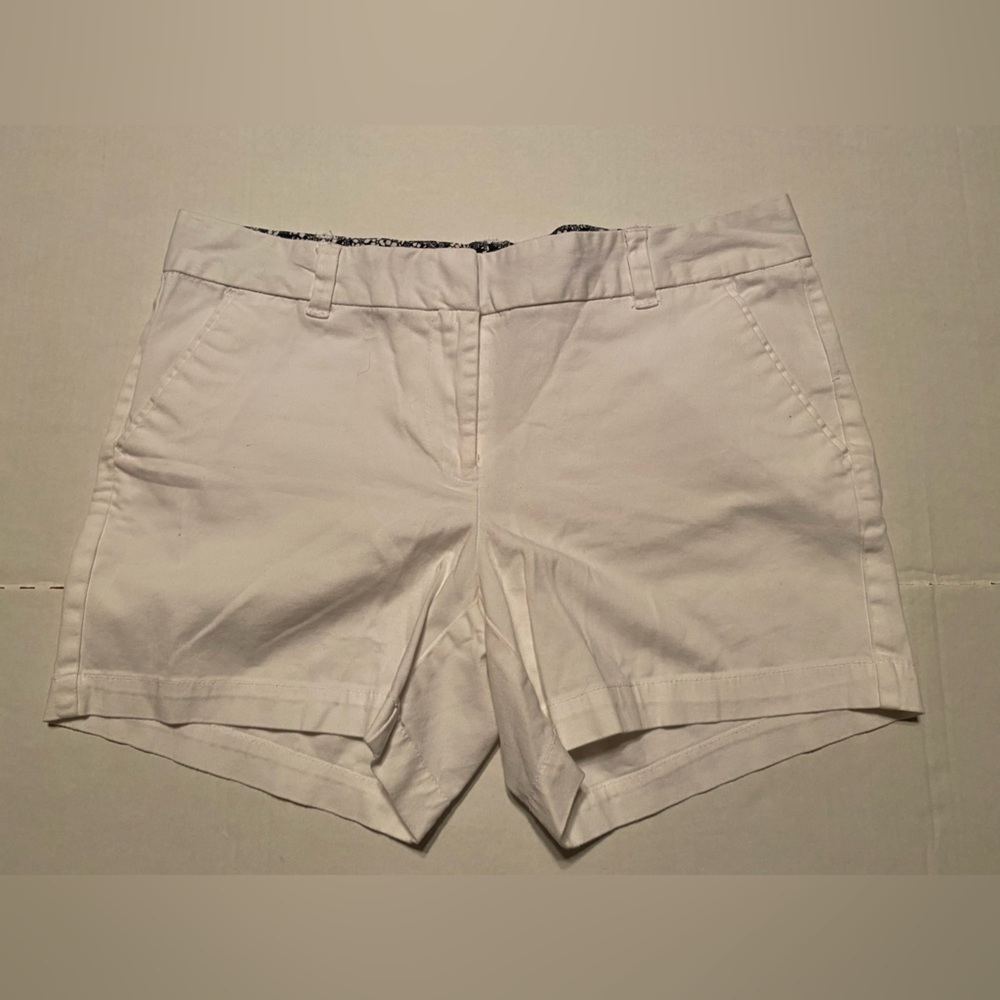 Counterparts White Cotton/Spandex Blend Womens Size 10 Shorts